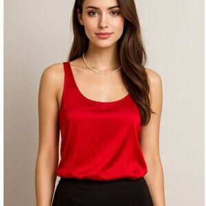 VINTAGE NWT! Donna Karan X Bergdorf Goodman Silk Tank M